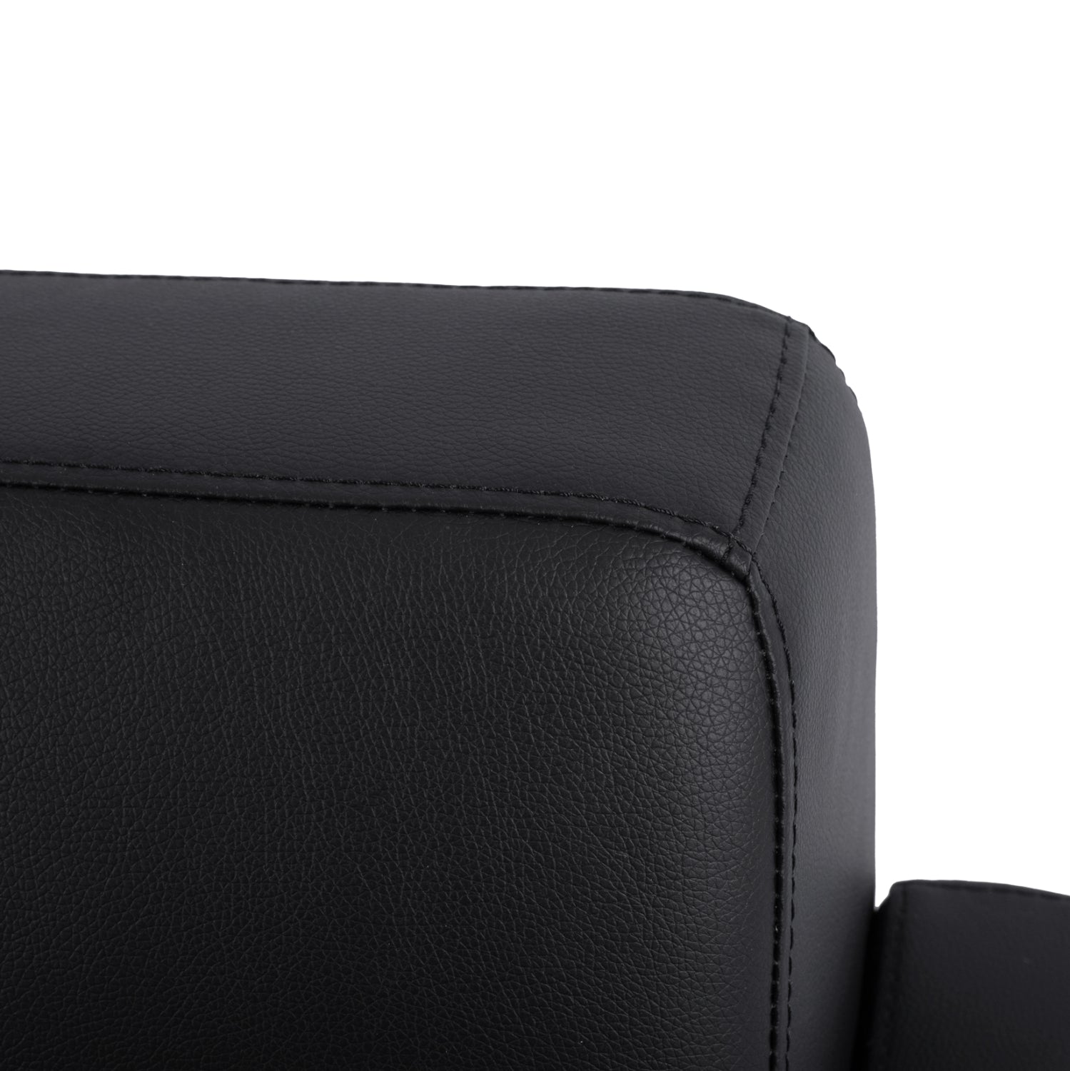 ΚΑΝΑΠΕΣ 2ΘΕΣΙΟΣ NELLIE HM3159.21 ΜΕ ΜΑΥΡΟ PU 113x71x71Υ εκ. - Pakobazaar