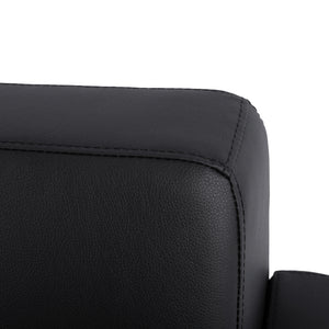 ΚΑΝΑΠΕΣ 2ΘΕΣΙΟΣ NELLIE HM3159.21 ΜΕ ΜΑΥΡΟ PU 113x71x71Υ εκ. - Pakobazaar