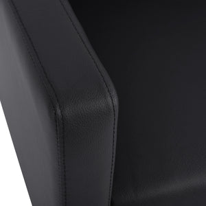 ΚΑΝΑΠΕΣ 2ΘΕΣΙΟΣ NELLIE HM3159.21 ΜΕ ΜΑΥΡΟ PU 113x71x71Υ εκ. - Pakobazaar