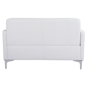ΚΑΝΑΠΕΣ 2ΘΕΣΙΟΣ NELLIE HM3159.22 ΜΕ ΛΕΥΚΟ PU 113x71x71Υ εκ. - Pakobazaar