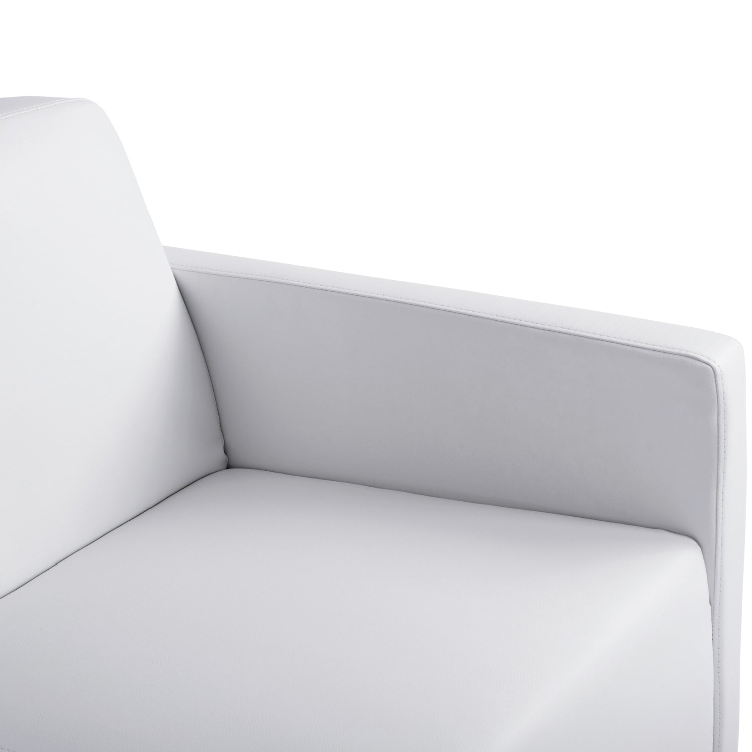 ΚΑΝΑΠΕΣ 2ΘΕΣΙΟΣ NELLIE HM3159.22 ΜΕ ΛΕΥΚΟ PU 113x71x71Υ εκ. - Pakobazaar