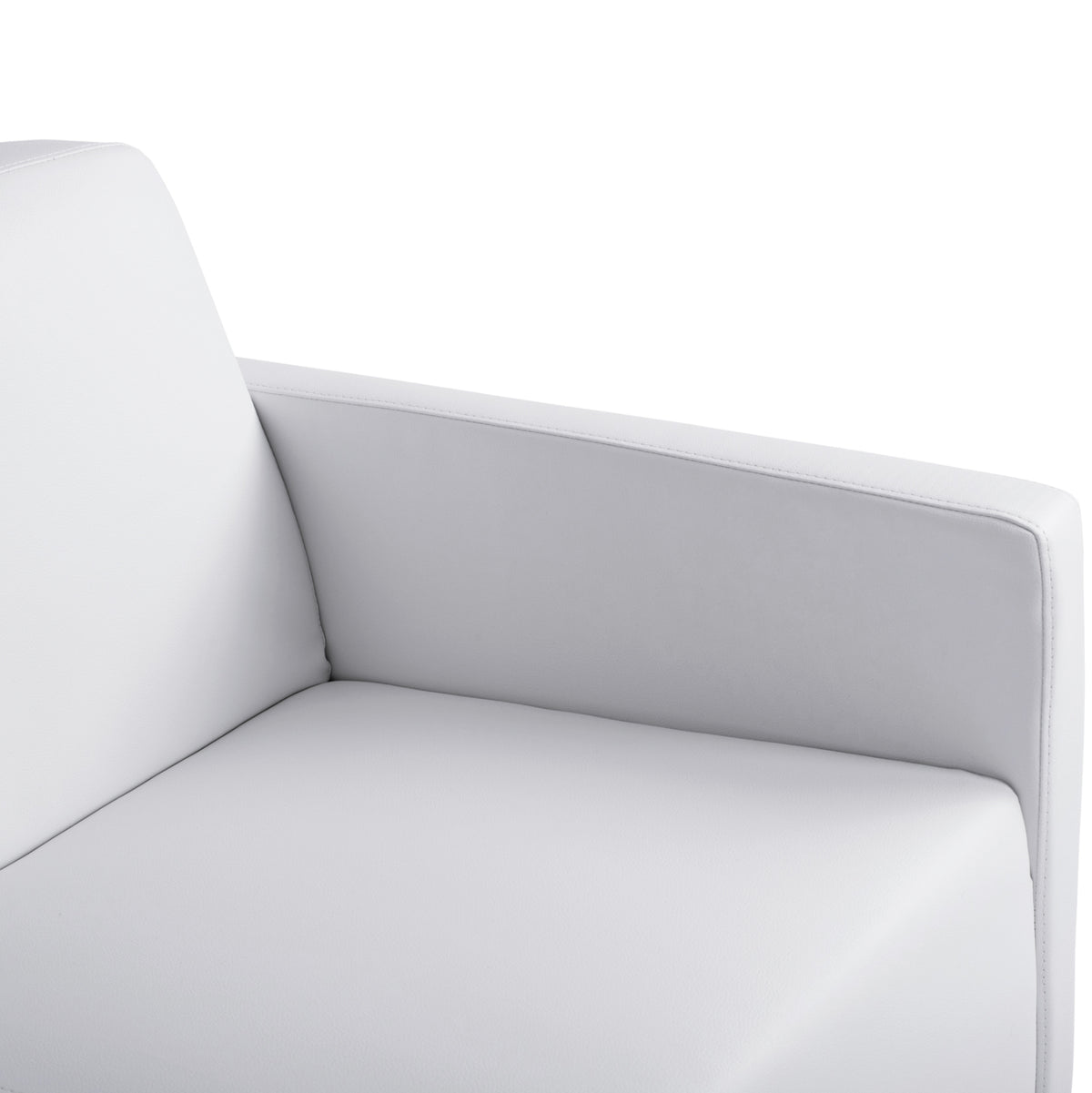 ΚΑΝΑΠΕΣ 2ΘΕΣΙΟΣ NELLIE HM3159.22 ΜΕ ΛΕΥΚΟ PU 113x71x71Υ εκ. - Pakobazaar