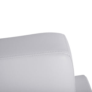 ΚΑΝΑΠΕΣ 2ΘΕΣΙΟΣ NELLIE HM3159.22 ΜΕ ΛΕΥΚΟ PU 113x71x71Υ εκ. - Pakobazaar