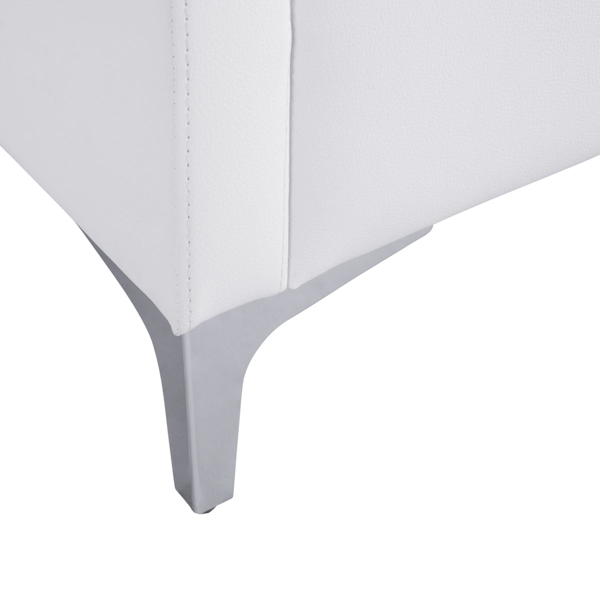 ΚΑΝΑΠΕΣ 2ΘΕΣΙΟΣ NELLIE HM3159.22 ΜΕ ΛΕΥΚΟ PU 113x71x71Υ εκ. - Pakobazaar