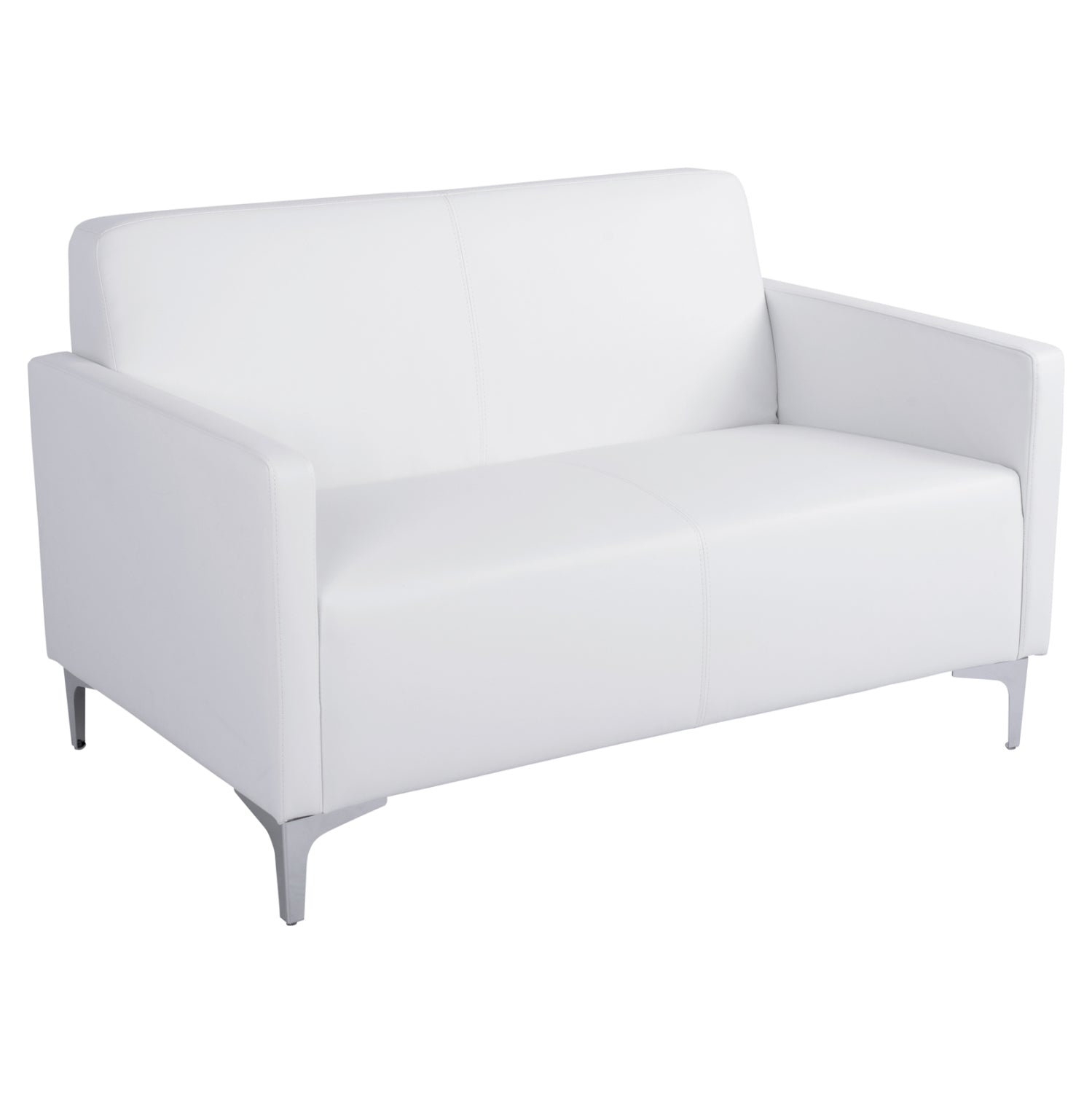 ΚΑΝΑΠΕΣ 2ΘΕΣΙΟΣ NELLIE HM3159.22 ΜΕ ΛΕΥΚΟ PU 113x71x71Υ εκ. - Pakobazaar