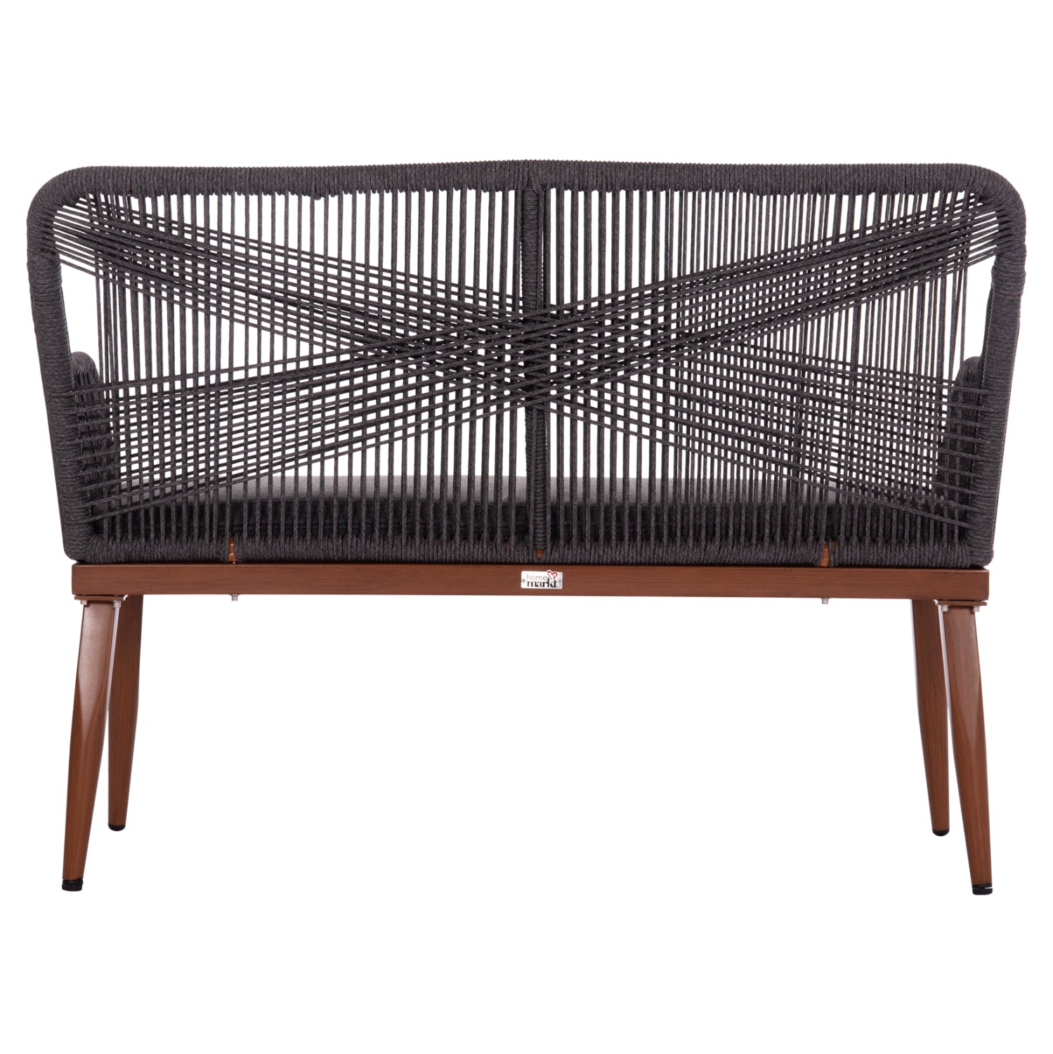 ΚΑΝΑΠΕΣ 2ΘΕΣΙΟΣ MYRTIA HM5550.11 AΛΟΥΜΙΝΙΟ ΚΑΦΕ--ΑΝΘΡΑΚΙ P.E. ΣΧΟΙΝΙ 123x61x90Υεκ - Pakobazaar