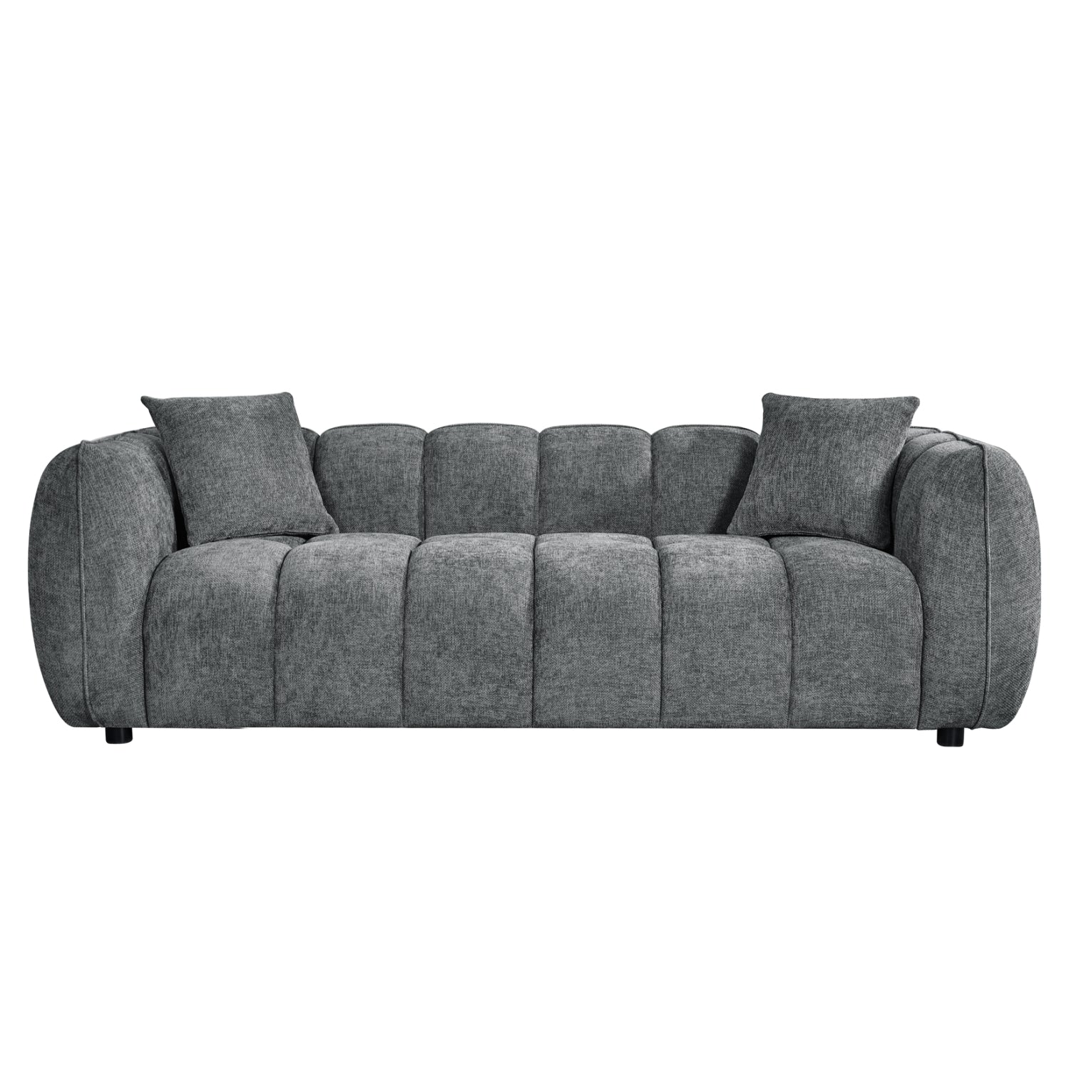 ΚΑΝΑΠΕΣ 3-ΘΕΣΙΟΣ LYKKE HM3323.01 ΓΚΡΙ ΥΦΑΣΜΑ 229x89x70Υεκ - Pakobazaar