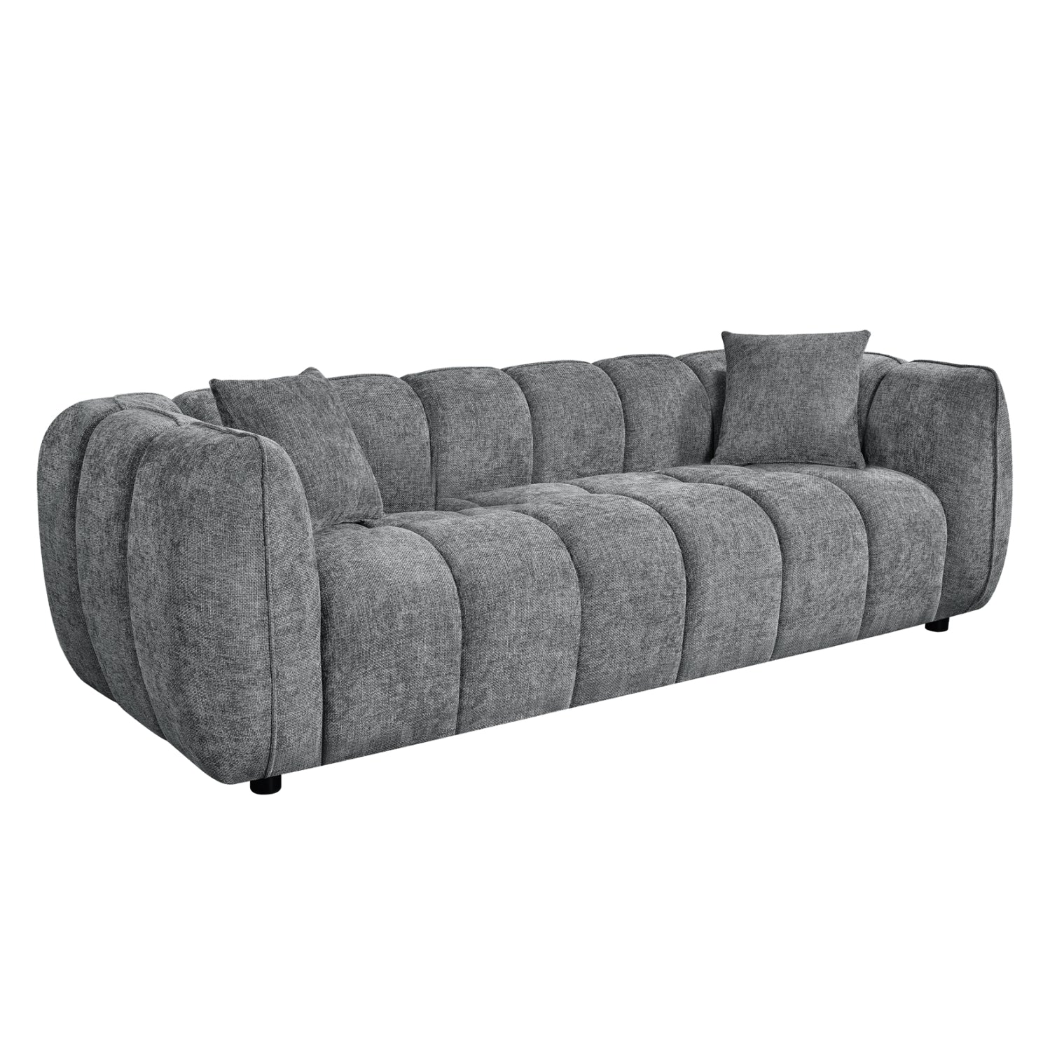 ΚΑΝΑΠΕΣ 3-ΘΕΣΙΟΣ LYKKE HM3323.01 ΓΚΡΙ ΥΦΑΣΜΑ 229x89x70Υεκ - Pakobazaar