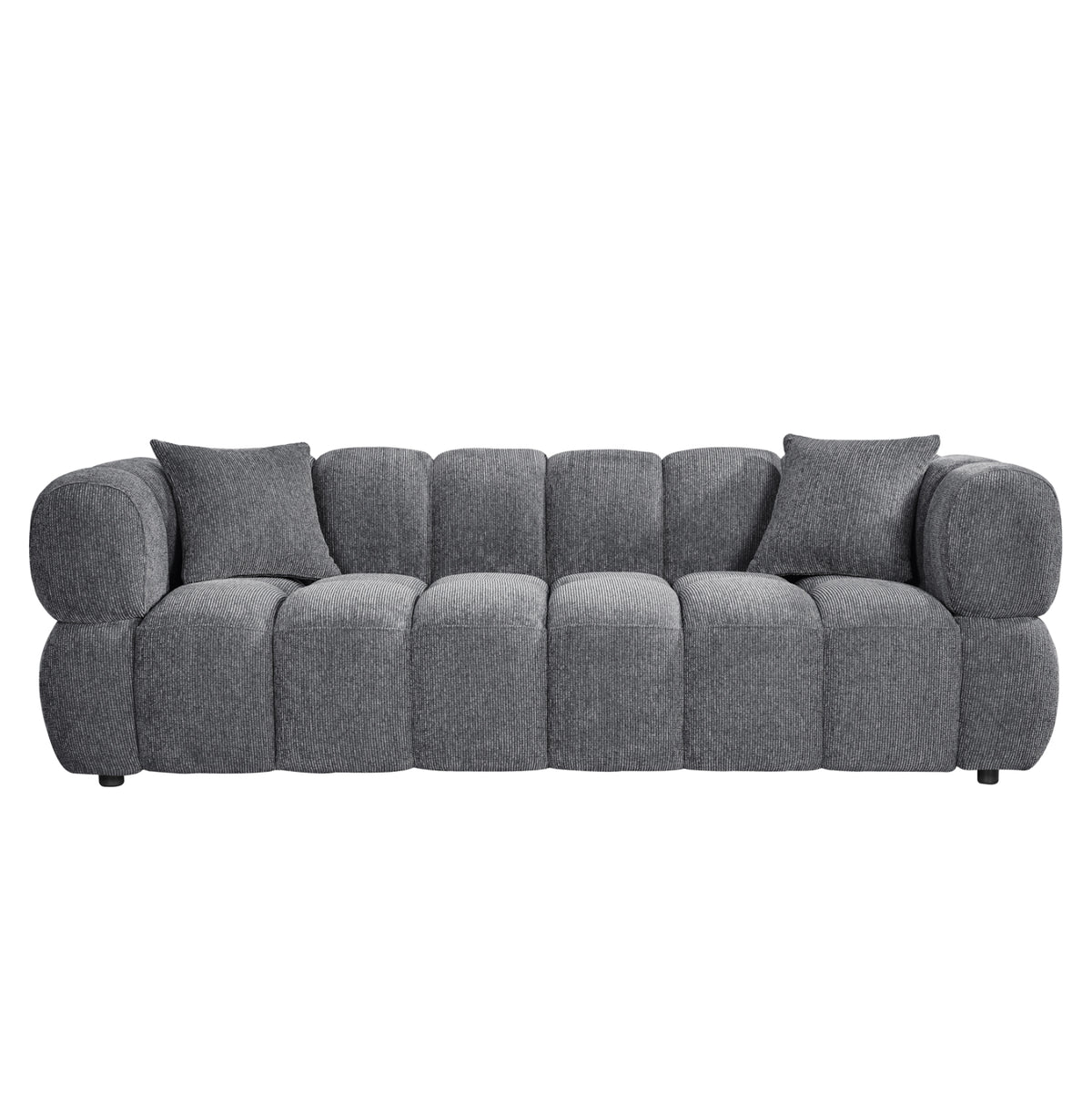 ΚΑΝΑΠΕΣ 3-ΘΕΣΙΟΣ NORIKA HM3331.01 ΓΚΡΙ ΥΦΑΣΜΑ 220x88x85Υεκ. - Pakobazaar