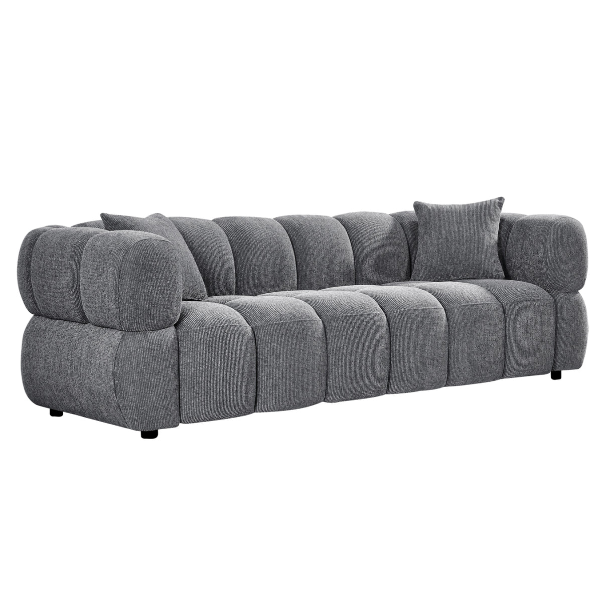 ΚΑΝΑΠΕΣ 3-ΘΕΣΙΟΣ NORIKA HM3331.01 ΓΚΡΙ ΥΦΑΣΜΑ 220x88x85Υεκ. - Pakobazaar