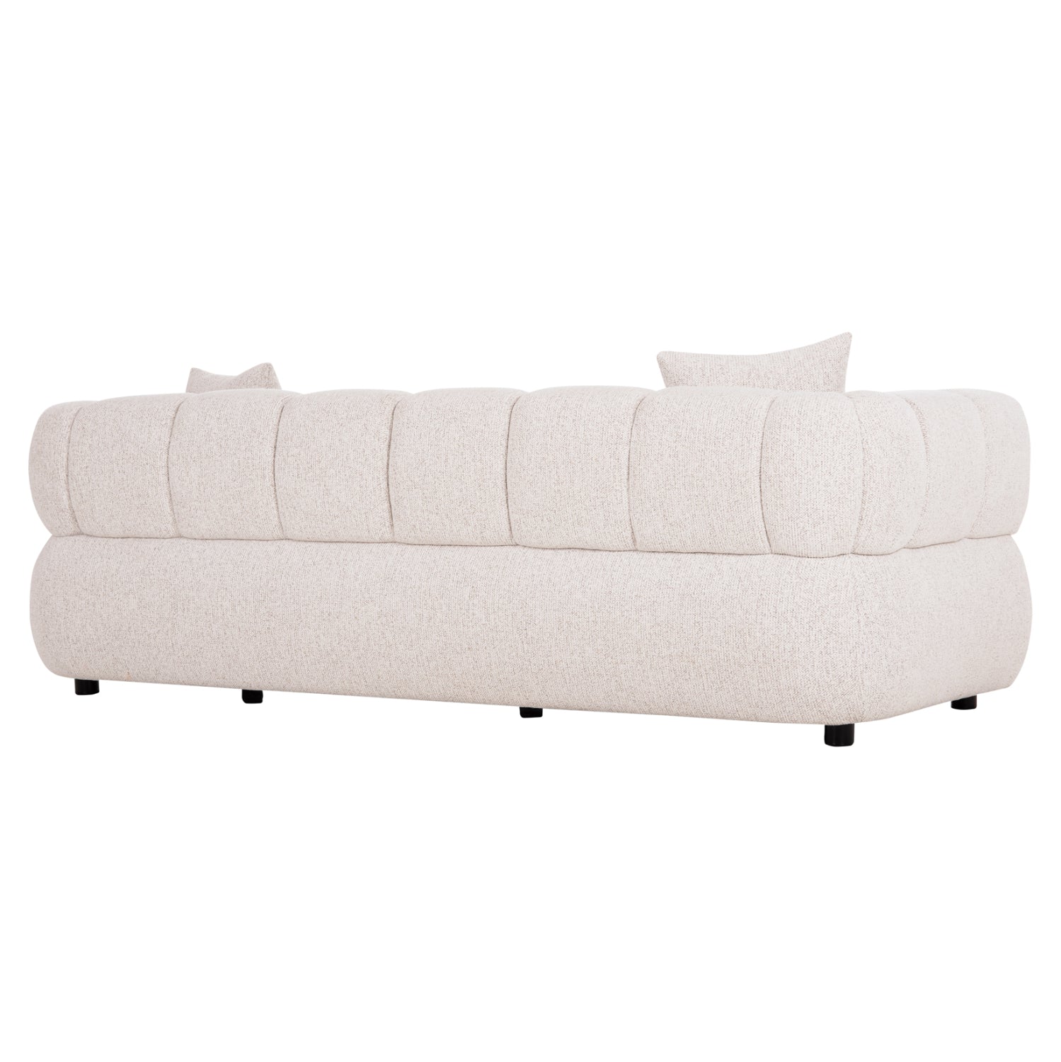 ΚΑΝΑΠΕΣ 3-ΘΕΣΙΟΣ NORIKA HM3331.02 ΕΚΡΟΥ ΥΦΑΣΜΑ 220x88x85Υεκ. - Pakobazaar