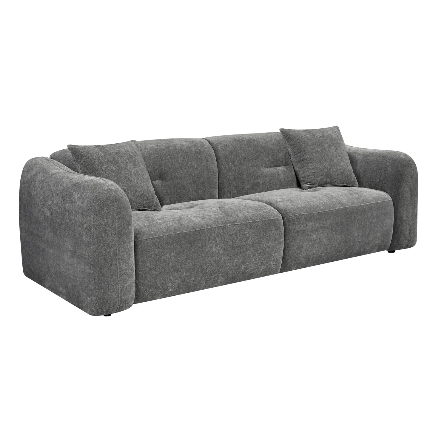 ΚΑΝΑΠΕΣ 3-ΘΕΣΙΟΣ JUNOA HM3333.01 ΓΚΡΙ ΥΦΑΣΜΑ 228x89x74Υεκ - Pakobazaar