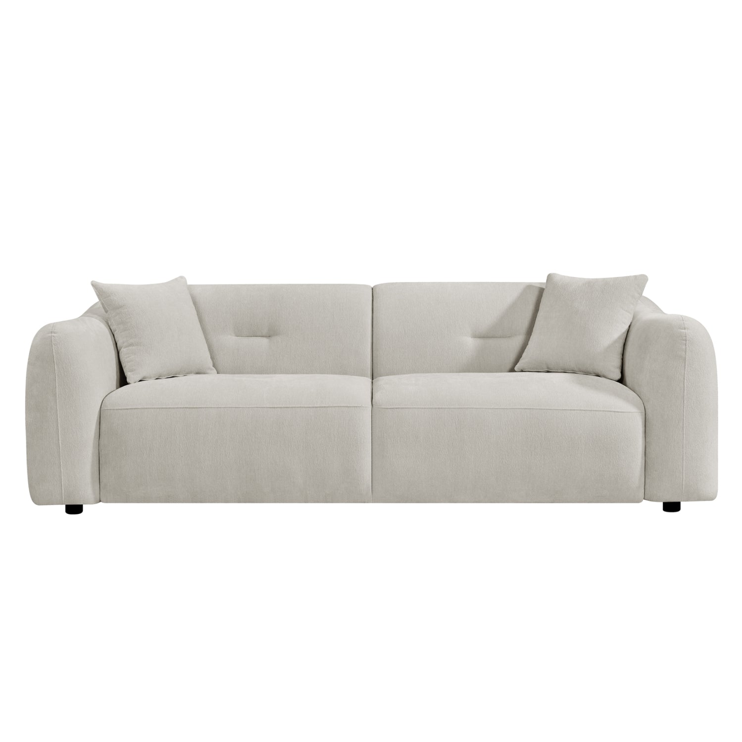 ΚΑΝΑΠΕΣ 3-ΘΕΣΙΟΣ JUNOA HM3333.02 ΕΚΡΟΥ ΥΦΑΣΜΑ 228x89x74Υεκ - Pakobazaar
