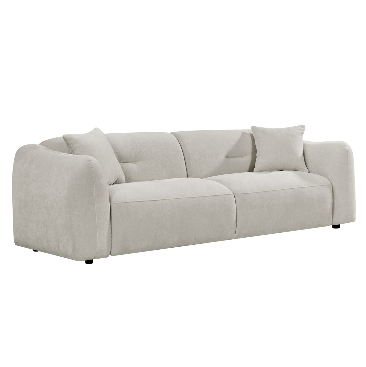 ΚΑΝΑΠΕΣ 3-ΘΕΣΙΟΣ JUNOA HM3333.02 ΕΚΡΟΥ ΥΦΑΣΜΑ 228x89x74Υεκ - Pakobazaar