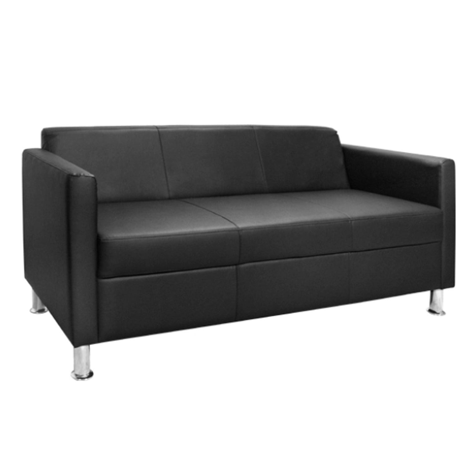 ΚΑΝΑΠΕΣ 3 ΘΕΣΙΟΣ CUBO PU ΜΑΥΡΟ HM3034.02 173χ71χ73Υεκ. - Pakobazaar