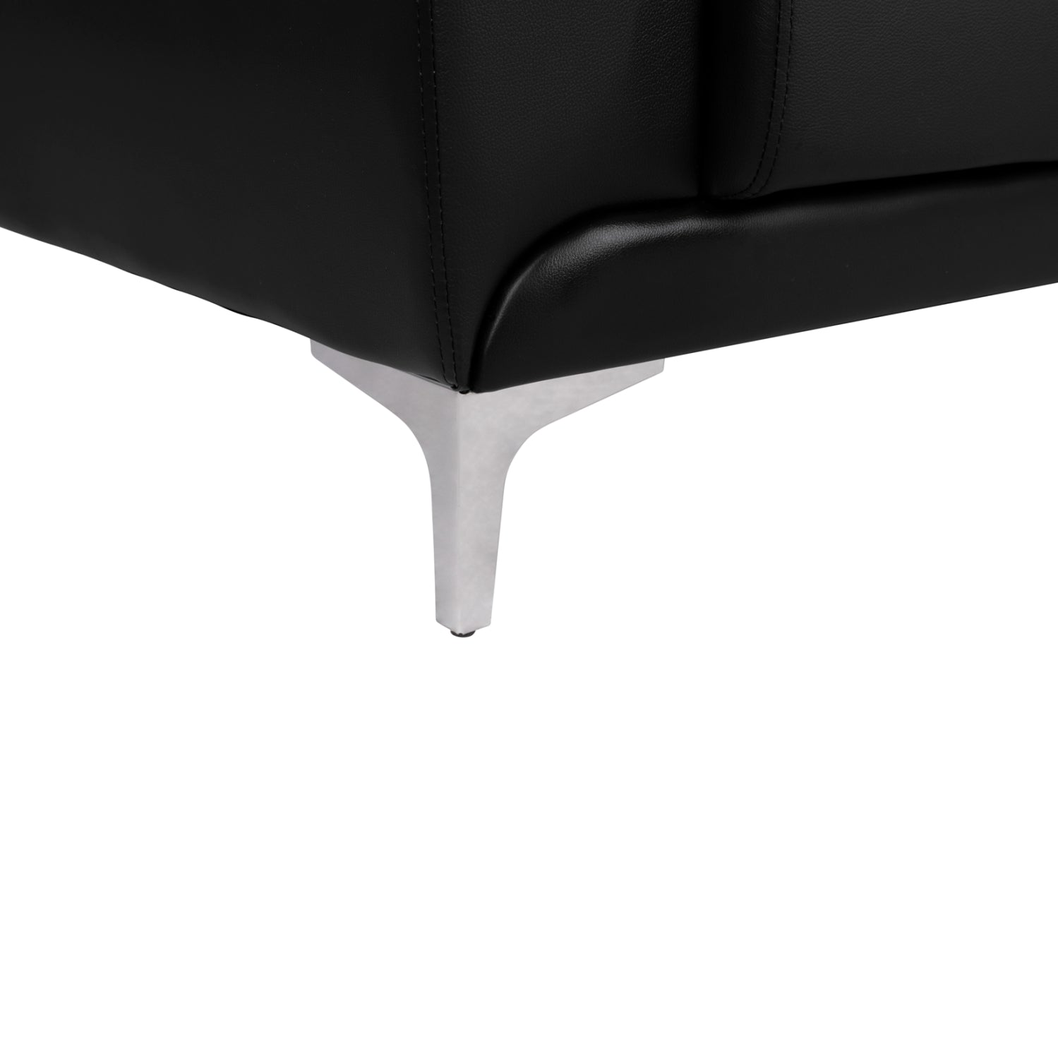 ΚΑΝΑΠΕΣ 3ΘΕΣΙΟΣ KENZIE HM3121.31 ΜΕ ΜΑΥΡΟ PU 190x81x81 εκ. - Pakobazaar
