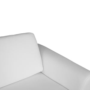 ΚΑΝΑΠΕΣ 3ΘΕΣΙΟΣ KENZIE HM3121.32 ΜΕ ΛΕΥΚΟ PU 190x81x81 εκ. - Pakobazaar