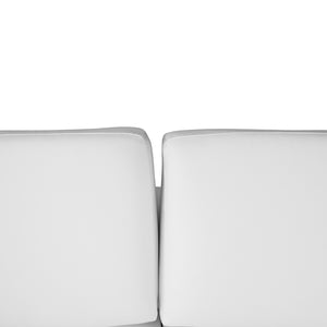ΚΑΝΑΠΕΣ 3ΘΕΣΙΟΣ KENZIE HM3121.32 ΜΕ ΛΕΥΚΟ PU 190x81x81 εκ. - Pakobazaar