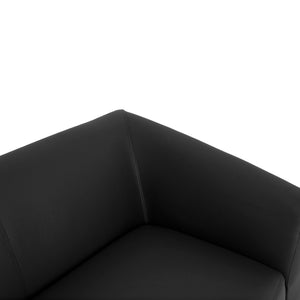ΚΑΝΑΠΕΣ 3ΘΕΣΙΟΣ KIANA HM3122.31 ΜΕ ΜΑΥΡΟ PU 180x75x71 εκ. - Pakobazaar