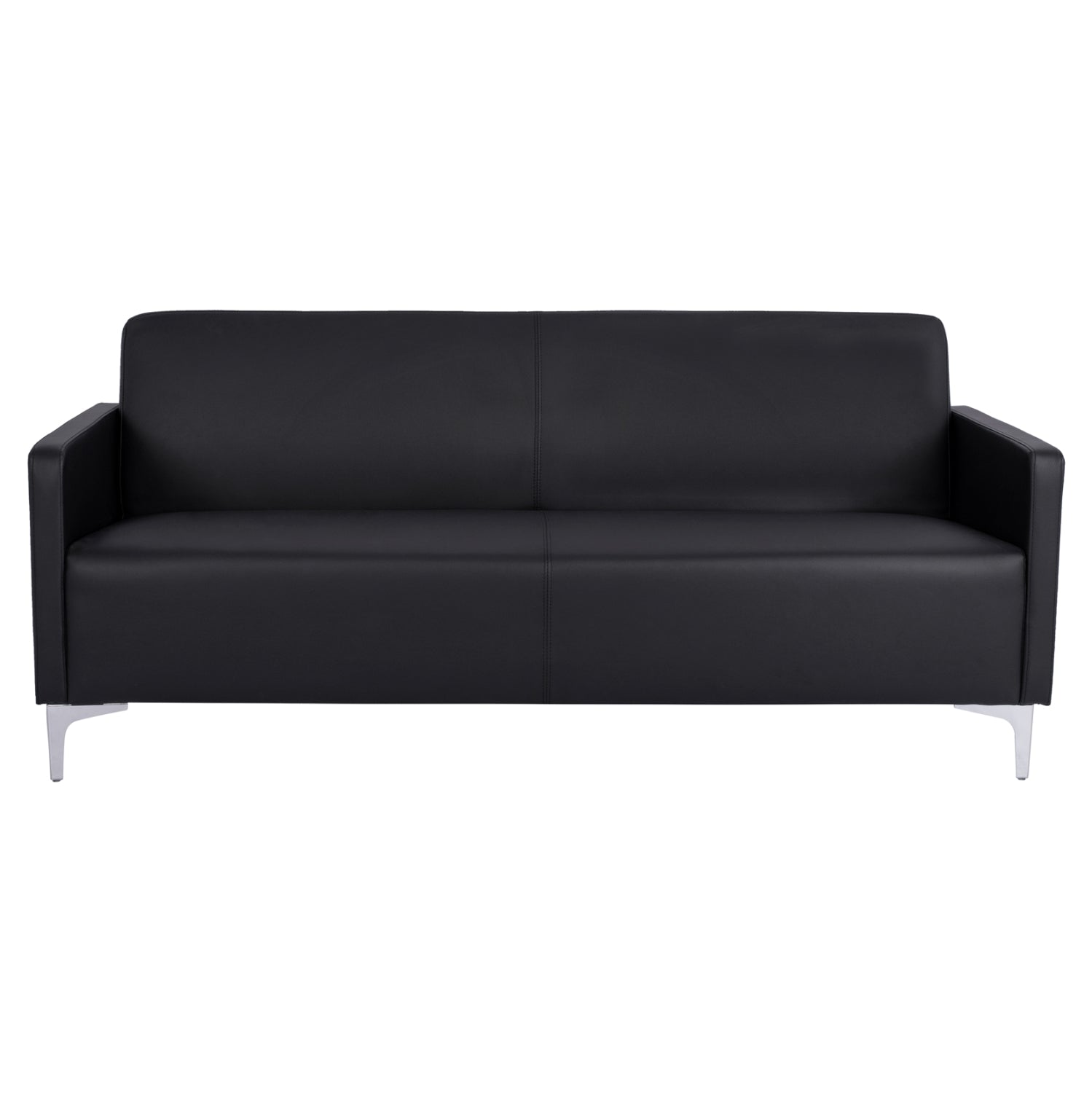 ΚΑΝΑΠΕΣ 3ΘΕΣΙΟΣ NELLIE HM3159.31 ΜΕ ΜΑΥΡΟ PU 163x71x71Υ εκ. - Pakobazaar