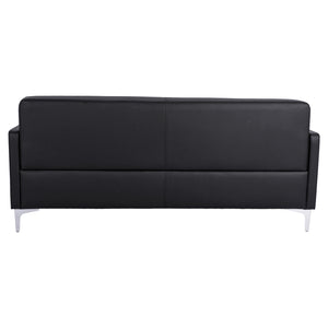 ΚΑΝΑΠΕΣ 3ΘΕΣΙΟΣ NELLIE HM3159.31 ΜΕ ΜΑΥΡΟ PU 163x71x71Υ εκ. - Pakobazaar