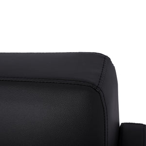 ΚΑΝΑΠΕΣ 3ΘΕΣΙΟΣ NELLIE HM3159.31 ΜΕ ΜΑΥΡΟ PU 163x71x71Υ εκ. - Pakobazaar