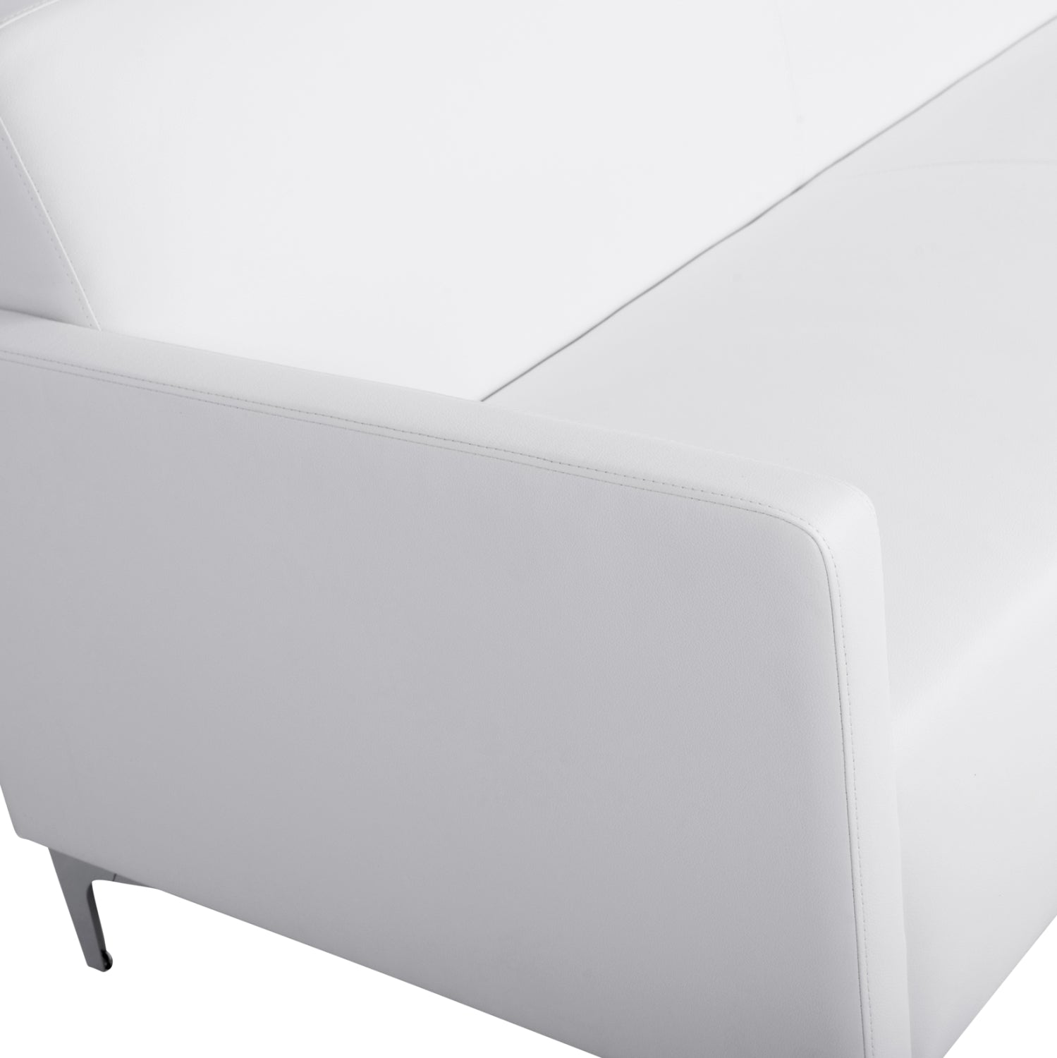 ΚΑΝΑΠΕΣ 3ΘΕΣΙΟΣ NELLIE HM3159.32 ΜΕ ΛΕΥΚΟ PU 163x71x71Υ εκ. - Pakobazaar
