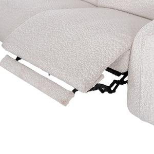 ΚΑΝΑΠΕΣ ΑΡΙΣΤΕΡΗ ΓΩΝΙΑ 3Θ ΜΕ RECLINE VALENTE HM3317.02L ΜΠΕΖ ΥΦΑΣΜΑ 275x160x104Yεκ
