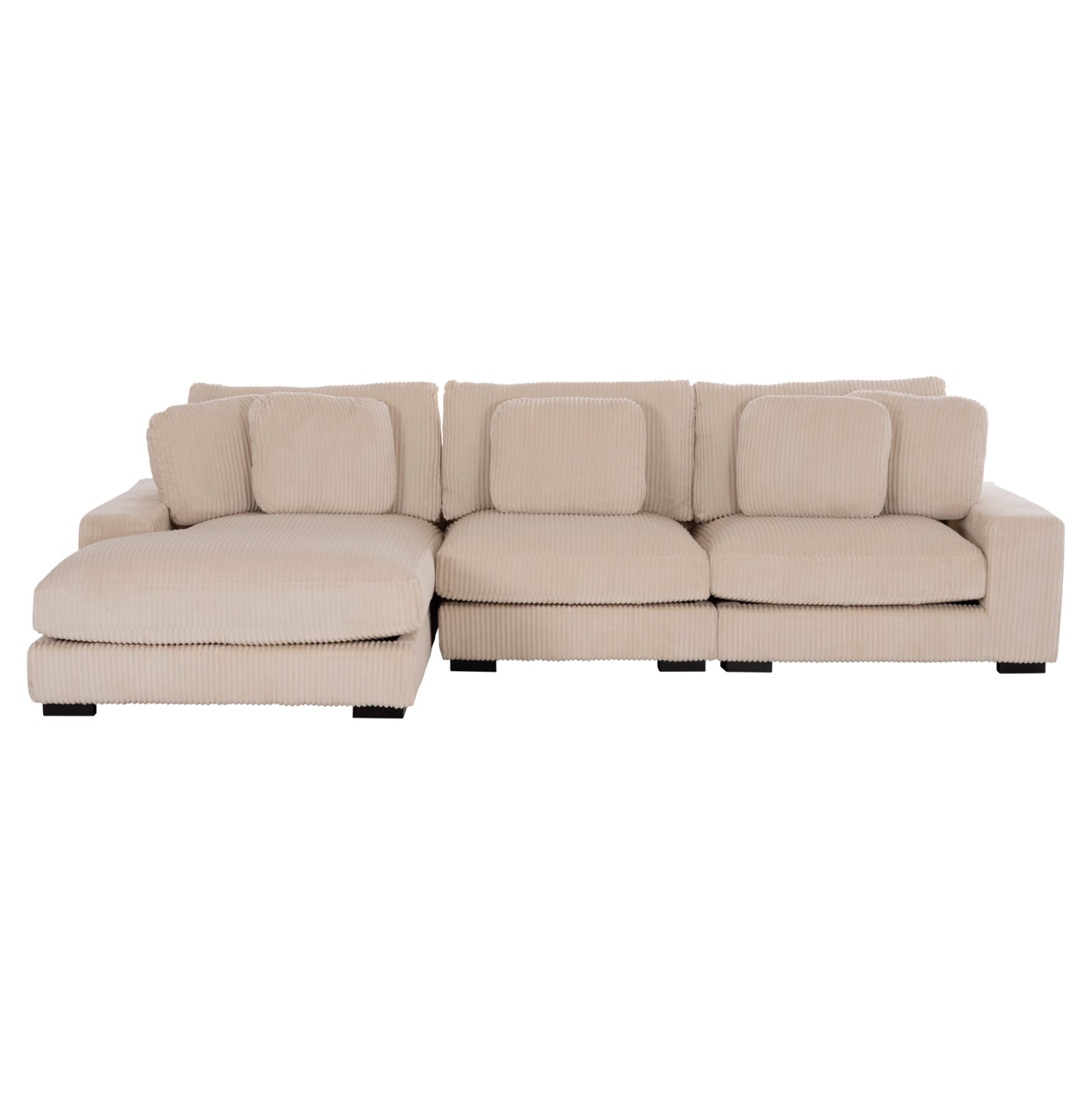 ΚΑΝΑΠΕΣ ΑΡΙΣΤΕΡΗ ΓΩΝΙΑ CRANFIELD HM3287.02L ΜΠΕΖ ΡΙΓΕ ΥΦΑΣΜΑ 315x167(γωνία)x67Υεκ. - Pakobazaar
