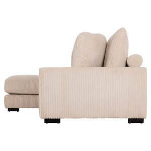 ΚΑΝΑΠΕΣ ΑΡΙΣΤΕΡΗ ΓΩΝΙΑ CRANFIELD HM3287.02L ΜΠΕΖ ΡΙΓΕ ΥΦΑΣΜΑ 315x167(γωνία)x67Υεκ. - Pakobazaar