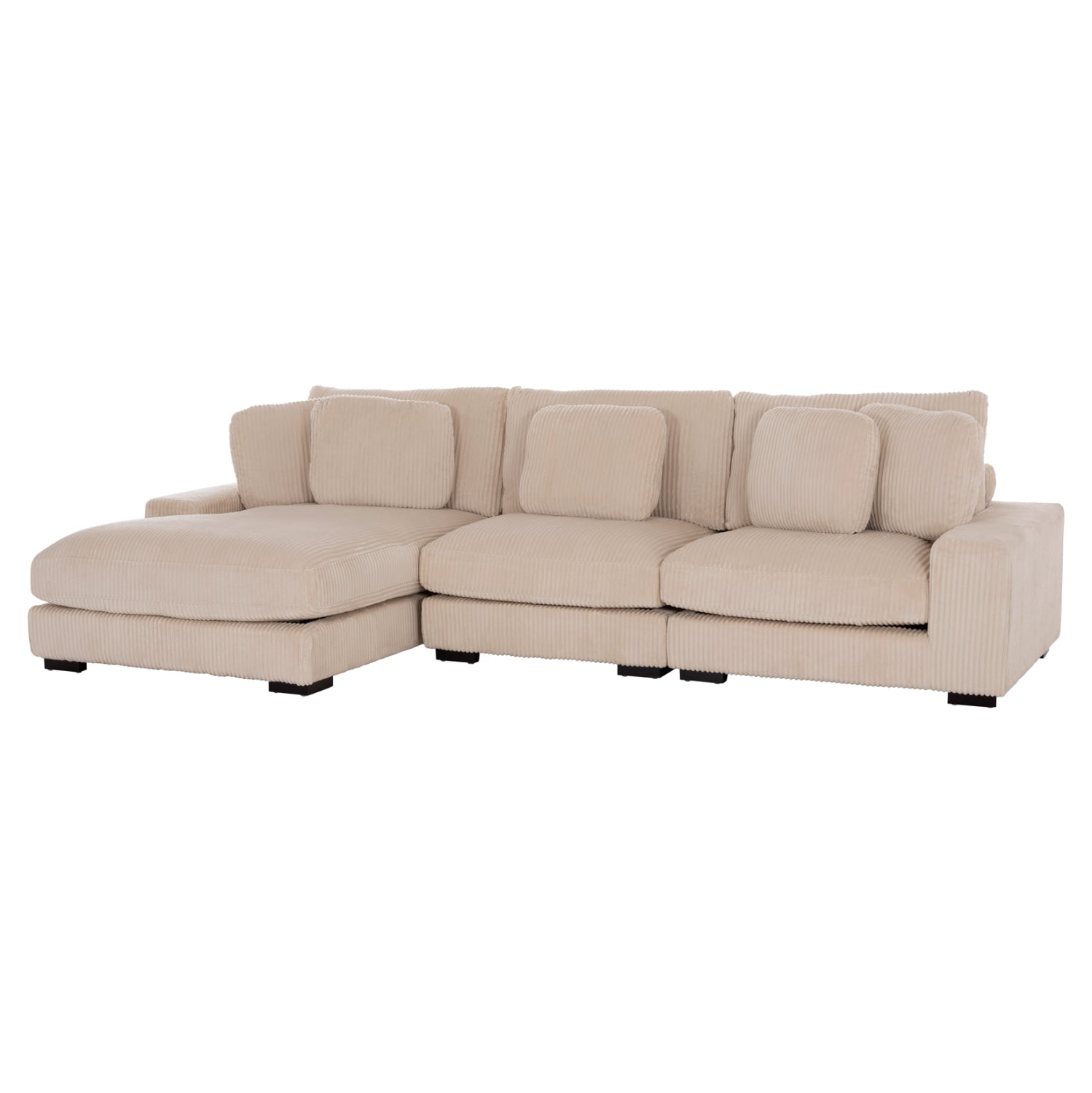 ΚΑΝΑΠΕΣ ΑΡΙΣΤΕΡΗ ΓΩΝΙΑ CRANFIELD HM3287.02L ΜΠΕΖ ΡΙΓΕ ΥΦΑΣΜΑ 315x167(γωνία)x67Υεκ. - Pakobazaar