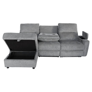 ΚΑΝΑΠΕΣ ΑΡΙΣΤΕΡΗ ΓΩΝΙΑ SYNTHIA HM3308.03L ΑΝΑΚΛΙΣΗ & ΑΠΟΘ.ΧΩΡΟΣ--ΓΚΡΙ 246x159x97Υεκ - Pakobazaar