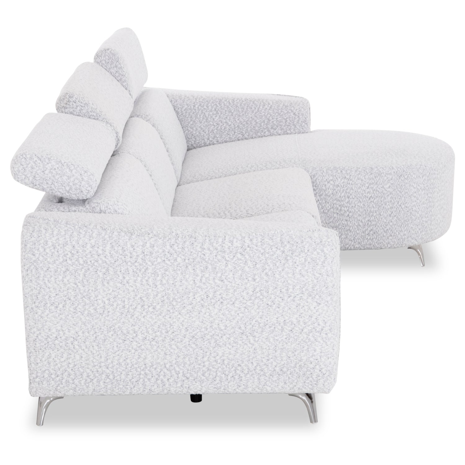 ΚΑΝΑΠΕΣ ΔΕΞΙΑ ΓΩΝΙΑ 3Θ ΜΕ RECLINE VALENTE HM3317.01R ΑΝΟΙΧΤΟ ΓΚΡΙ ΥΦΑΣΜΑ 275x160x104Yεκ - Pakobazaar