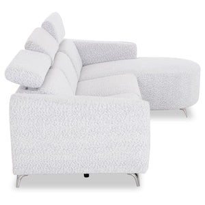 ΚΑΝΑΠΕΣ ΔΕΞΙΑ ΓΩΝΙΑ 3Θ ΜΕ RECLINE VALENTE HM3317.01R ΑΝΟΙΧΤΟ ΓΚΡΙ ΥΦΑΣΜΑ 275x160x104Yεκ - Pakobazaar
