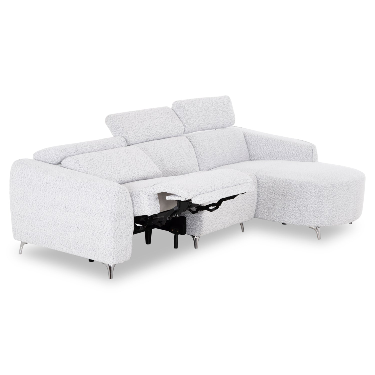 ΚΑΝΑΠΕΣ ΔΕΞΙΑ ΓΩΝΙΑ 3Θ ΜΕ RECLINE VALENTE HM3317.01R ΑΝΟΙΧΤΟ ΓΚΡΙ ΥΦΑΣΜΑ 275x160x104Yεκ - Pakobazaar