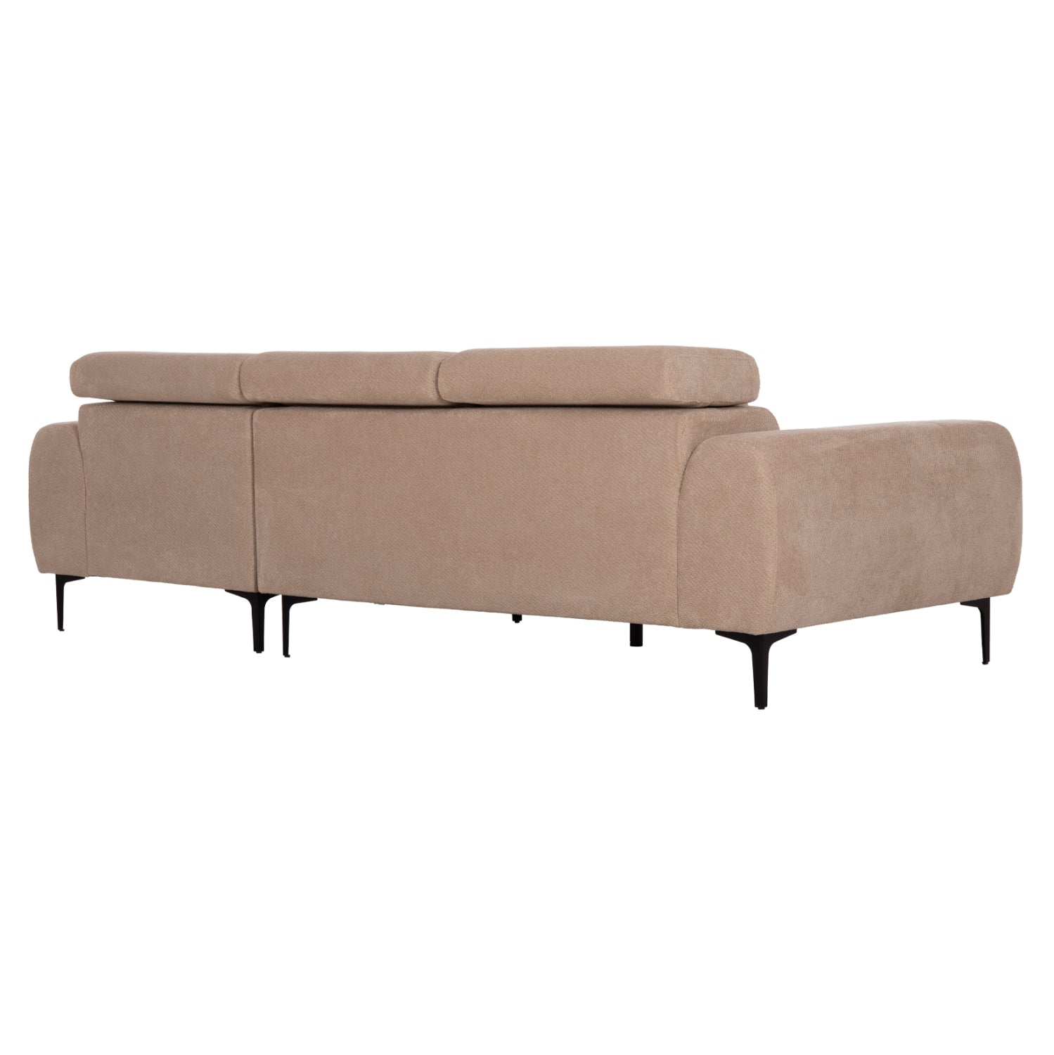 ΚΑΝΑΠΕΣ ΔΕΞΙΑ ΓΩΝΙΑ DIVYA HM3267.11R ΜΠΕΖ ΥΦΑΣΜΑ 260x100-174x104Υεκ. - Pakobazaar