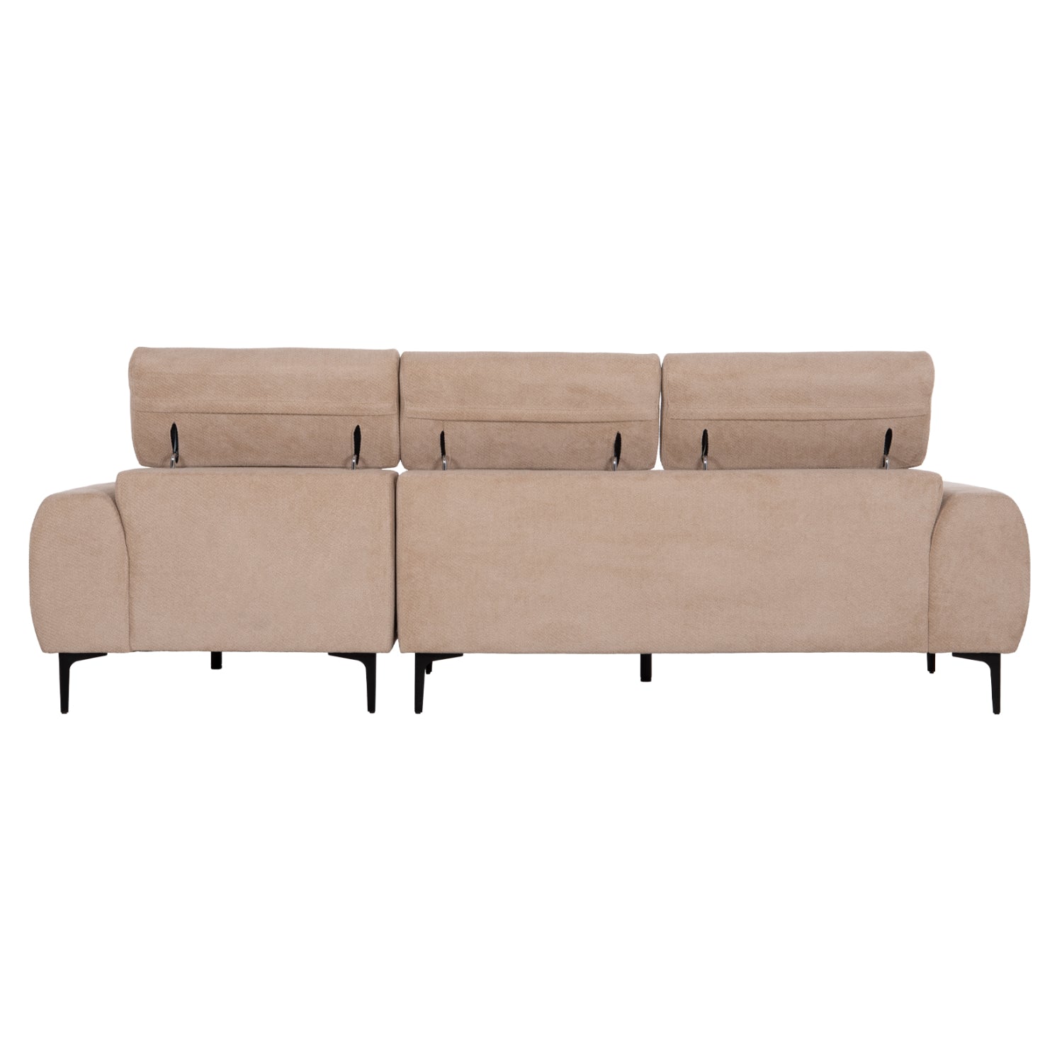 ΚΑΝΑΠΕΣ ΔΕΞΙΑ ΓΩΝΙΑ DIVYA HM3267.11R ΜΠΕΖ ΥΦΑΣΜΑ 260x100-174x104Υεκ. - Pakobazaar