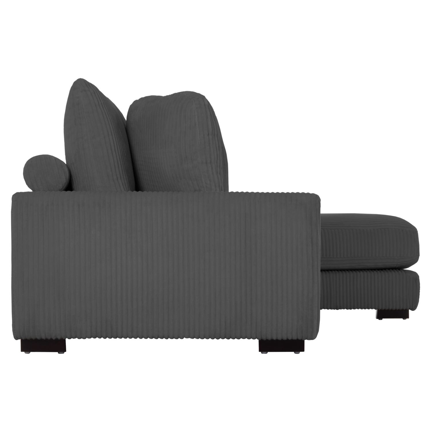 ΚΑΝΑΠΕΣ ΔΕΞΙΑ ΓΩΝΙΑ CRANFIELD HM3287.01R ΓΚΡΙ ΡΙΓΕ ΥΦΑΣΜΑ 315x167(γωνία)x67Υεκ. - Pakobazaar
