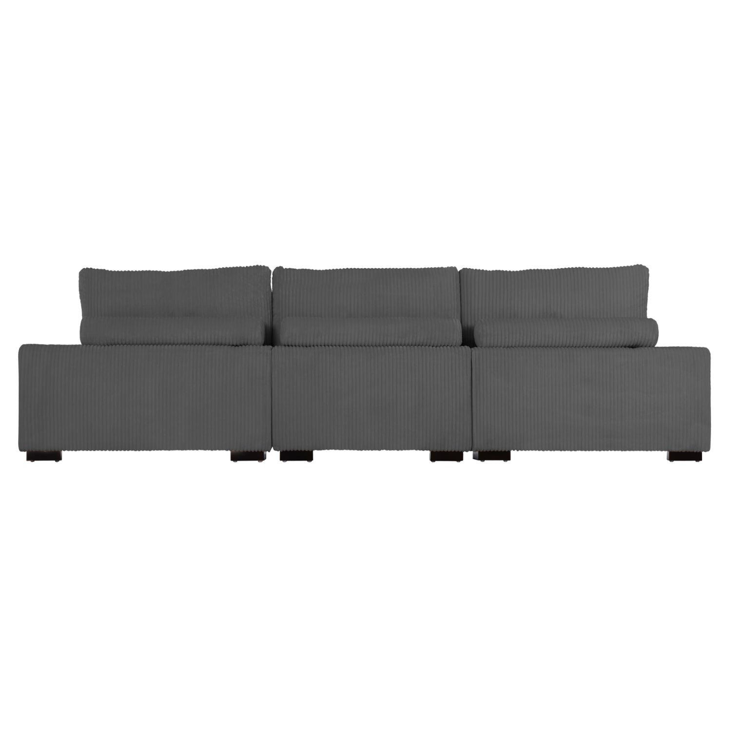 ΚΑΝΑΠΕΣ ΔΕΞΙΑ ΓΩΝΙΑ CRANFIELD HM3287.01R ΓΚΡΙ ΡΙΓΕ ΥΦΑΣΜΑ 315x167(γωνία)x67Υεκ. - Pakobazaar