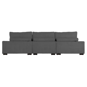 ΚΑΝΑΠΕΣ ΔΕΞΙΑ ΓΩΝΙΑ CRANFIELD HM3287.01R ΓΚΡΙ ΡΙΓΕ ΥΦΑΣΜΑ 315x167(γωνία)x67Υεκ. - Pakobazaar