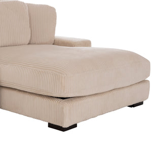 ΚΑΝΑΠΕΣ ΔΕΞΙΑ ΓΩΝΙΑ CRANFIELD HM3287.02R ΜΠΕΖ ΡΙΓΕ ΥΦΑΣΜΑ 315x167(γωνία)x67Υεκ. - Pakobazaar