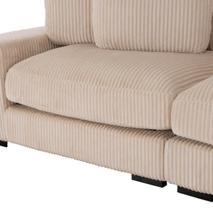 ΚΑΝΑΠΕΣ ΔΕΞΙΑ ΓΩΝΙΑ CRANFIELD HM3287.02R ΜΠΕΖ ΡΙΓΕ ΥΦΑΣΜΑ 315x167(γωνία)x67Υεκ. - Pakobazaar