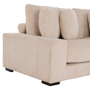 ΚΑΝΑΠΕΣ ΔΕΞΙΑ ΓΩΝΙΑ CRANFIELD HM3287.02R ΜΠΕΖ ΡΙΓΕ ΥΦΑΣΜΑ 315x167(γωνία)x67Υεκ. - Pakobazaar