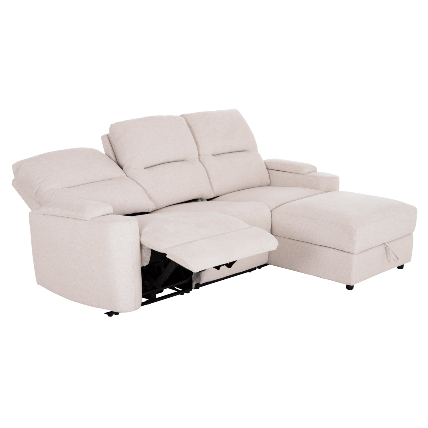 ΚΑΝΑΠΕΣ ΔΕΞΙΑ ΓΩΝΙΑ SYNTHIA HM3308.01R ΑΝΑΚΛΙΣΗ & ΑΠΟΘ.ΧΩΡΟΣ--ΜΠΕΖ 245x170x98Υεκ - Pakobazaar