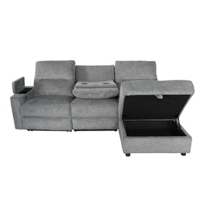 ΚΑΝΑΠΕΣ ΔΕΞΙΑ ΓΩΝΙΑ SYNTHIA HM3308.03R ΑΝΑΚΛΙΣΗ & ΑΠΟΘ.ΧΩΡΟΣ--ΓΚΡΙ 246x159x97Υεκ - Pakobazaar