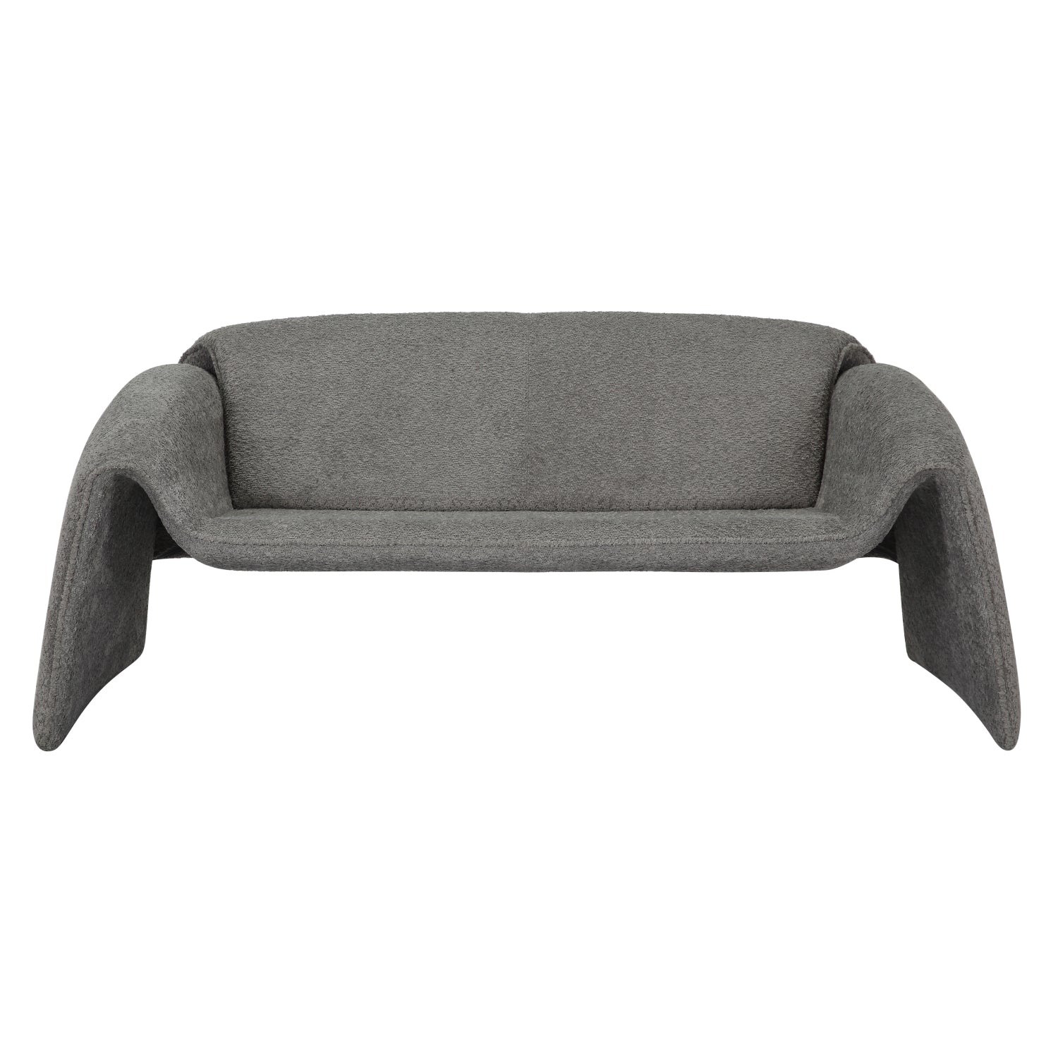 ΚΑΝΑΠΕΣ ΔΙΘΕΣΙΟΣ LAFORGE HM9680.01 ΜΕΤΑΛΛΙΚΟΣ ΣΚΕΛΕΤΟΣ-ΓΚΡΙ ΜΠΟΥΚΛΕ ΥΦΑΣΜΑ 160x80x63Υεκ. - Pakobazaar