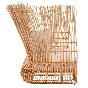 ΚΑΝΑΠΕΣ ΕΞ. ΧΩΡΟΥ ZEPHYR HM5988 ΚΑΛΑΜΙΑ RATTAN ΦΥΣΙΚΟ-ΜΠΕΖ ΜΑΞΙΛΑΡΙΑ 200x120x142Yεκ. - Pakobazaar