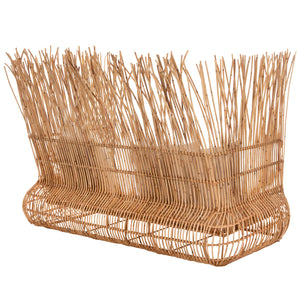 ΚΑΝΑΠΕΣ ΕΞ. ΧΩΡΟΥ ZEPHYR HM5988 ΚΑΛΑΜΙΑ RATTAN ΦΥΣΙΚΟ-ΜΠΕΖ ΜΑΞΙΛΑΡΙΑ 200x120x142Yεκ. - Pakobazaar