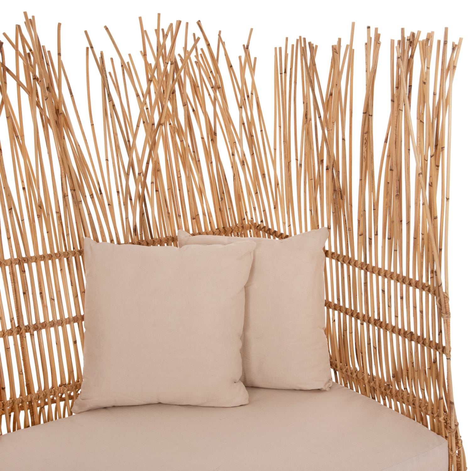 ΚΑΝΑΠΕΣ ΕΞ. ΧΩΡΟΥ ZEPHYR HM5988 ΚΑΛΑΜΙΑ RATTAN ΦΥΣΙΚΟ-ΜΠΕΖ ΜΑΞΙΛΑΡΙΑ 200x120x142Yεκ. - Pakobazaar
