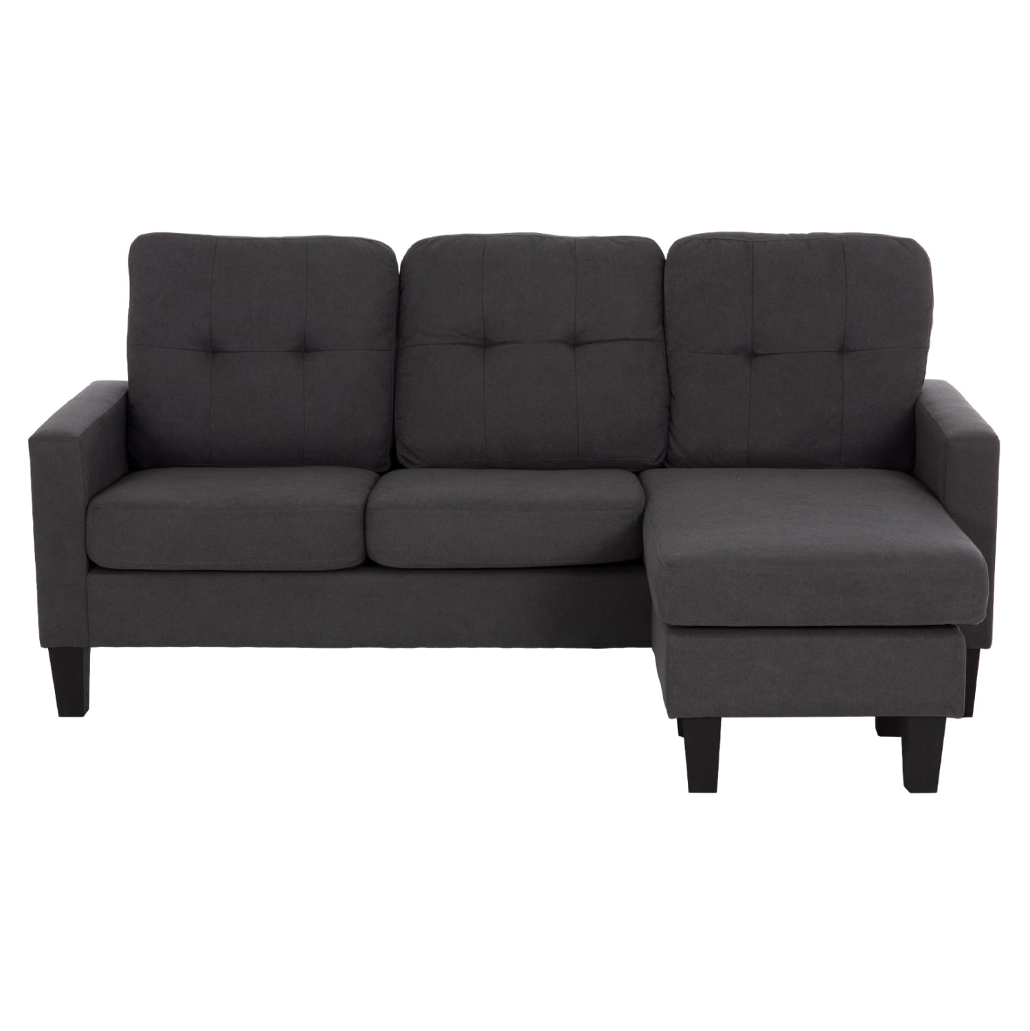 ΚΑΝΑΠΕΣ ΓΩΝΙΑ ΑΝΑΣΤΡΕΨΙΜΗ MEGGY HM3297.11 ΓΚΡΙ ΥΦΑΣΜΑ 184.5x75-129x86Yεκ.